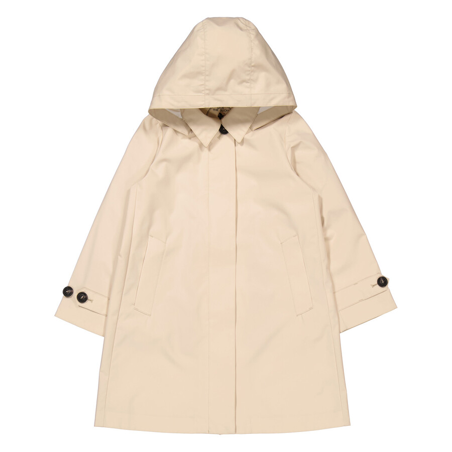 Girls Beige Suri Hooded Raincoat