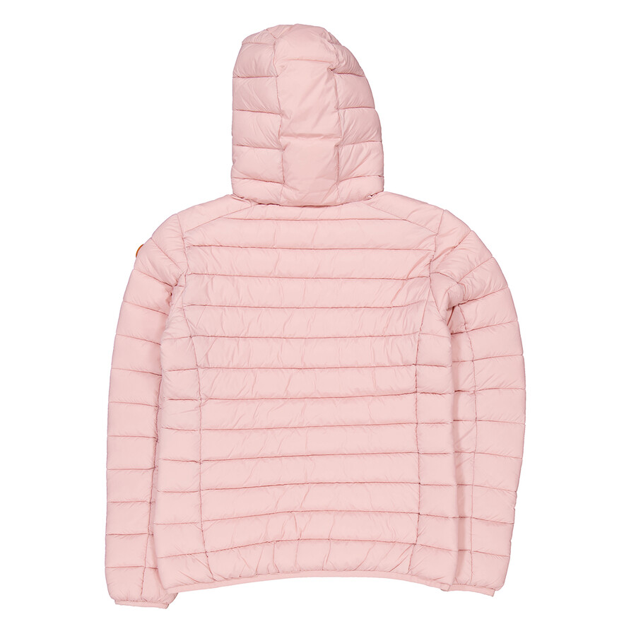 Save The Duck Girls' Lily Hooded Puffer Jacket - Little Kid, Big Kid In Pink