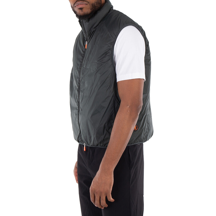 Save The Duck Green Stelis Zip Up Vest In Green