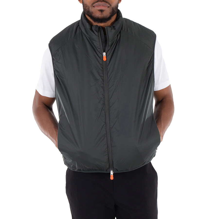 Save The Duck Green Stelis Zip Up Vest In Green