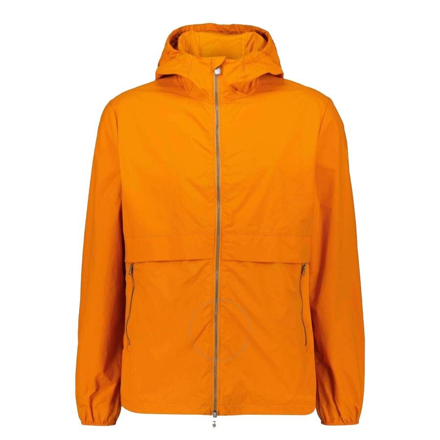 Save The Duck Jex Hooded Waterproof Jacket In Orange
