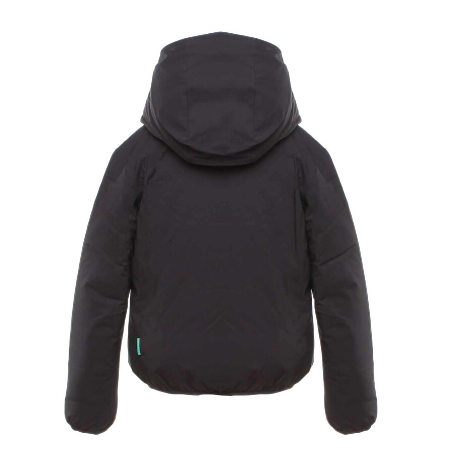 Save The Duck Kids Black Double-face Down Jacket In Black