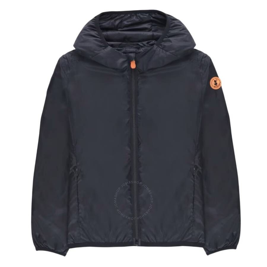 Save The Duck Kids Gire Recycled Nylon Jacket In Black