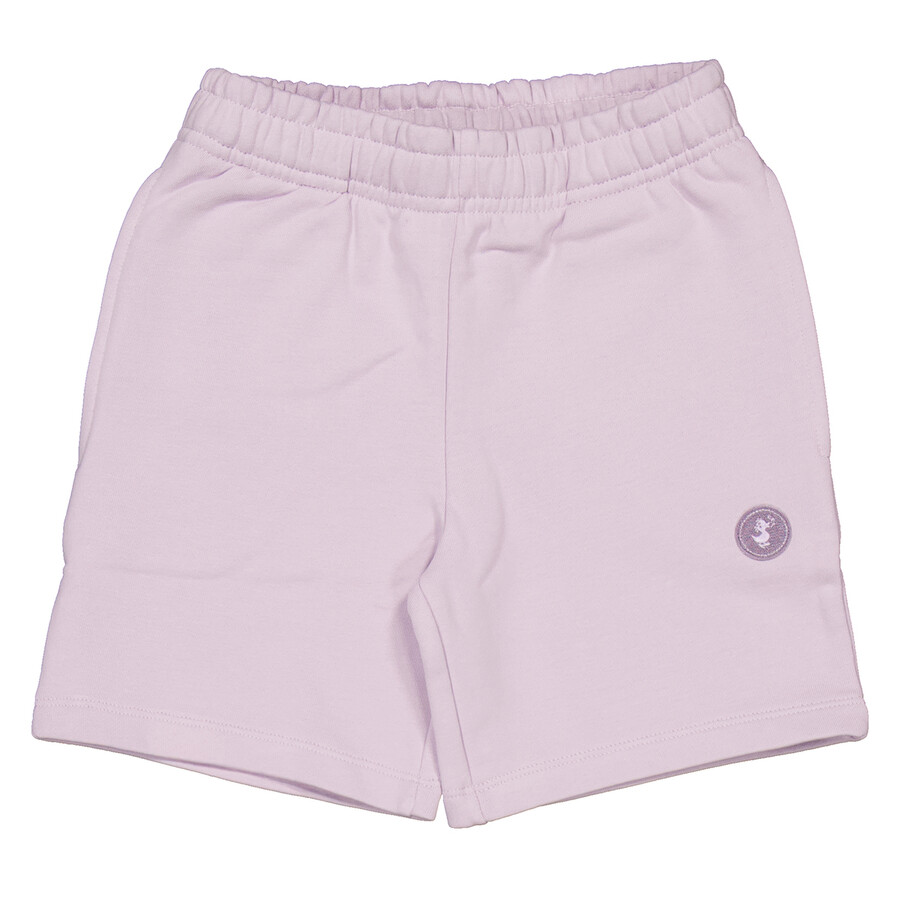 SAVE THE DUCK SAVE THE DUCK KIDS LILAC ICARO LOGO SWEATSHORTS