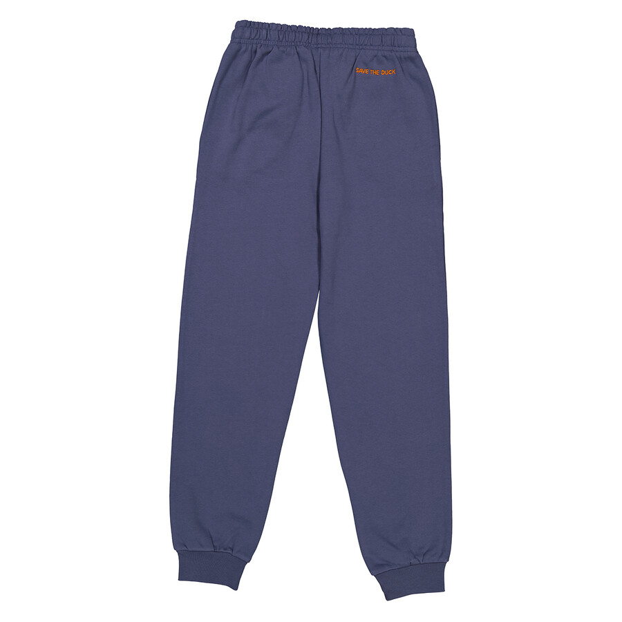 Save The Duck Kids Smoke Blue Haldo Logo Joggers In Blue