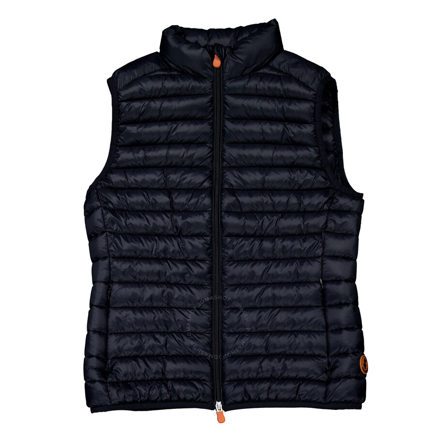 Save The Duck Ladies Black Charlotte Quilted Gilet In Black