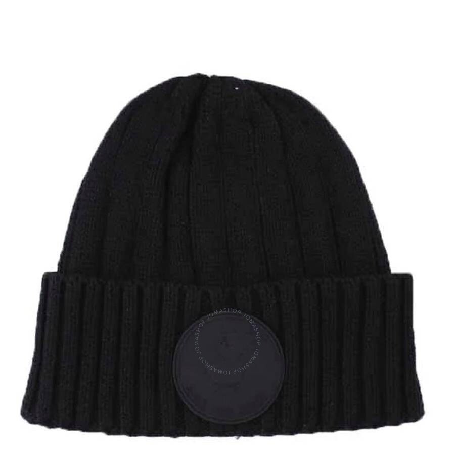 Save The Duck Logo-patch Knitted Cotton Beanie In Black
