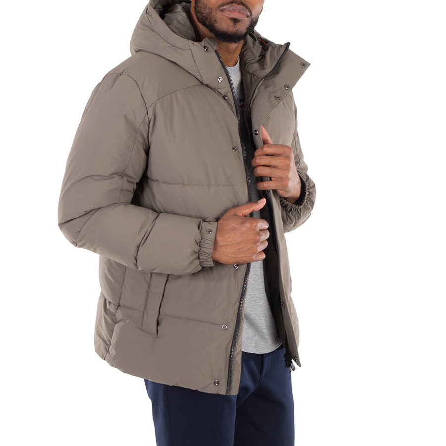 Save The Duck Long Sleeve Hood Padded Jacket In Grey