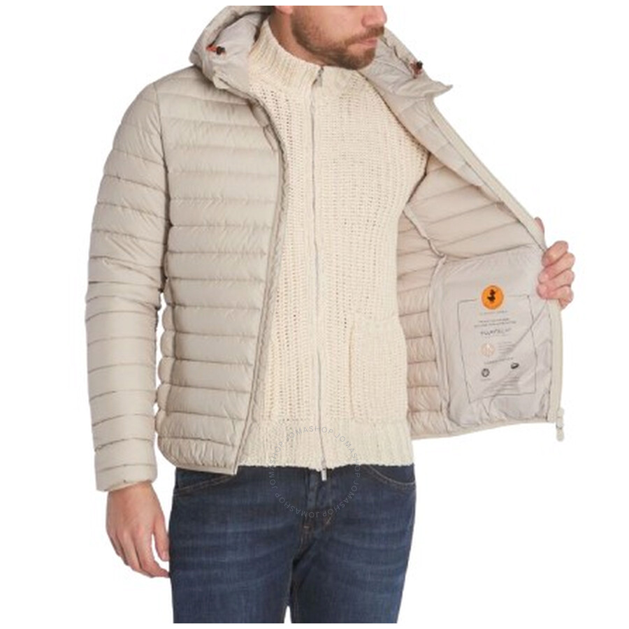 Save The Duck Men's Rainy Beige Grammi Luke Jacket In Beige