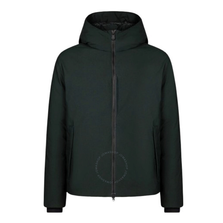 Save The Duck Ezra Hooded Puffer Jacket In Green