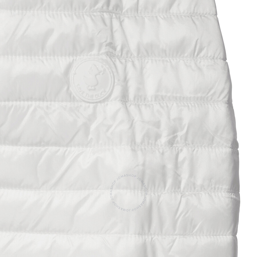 Save The Duck Off White Andreina Puffer Jacket In White