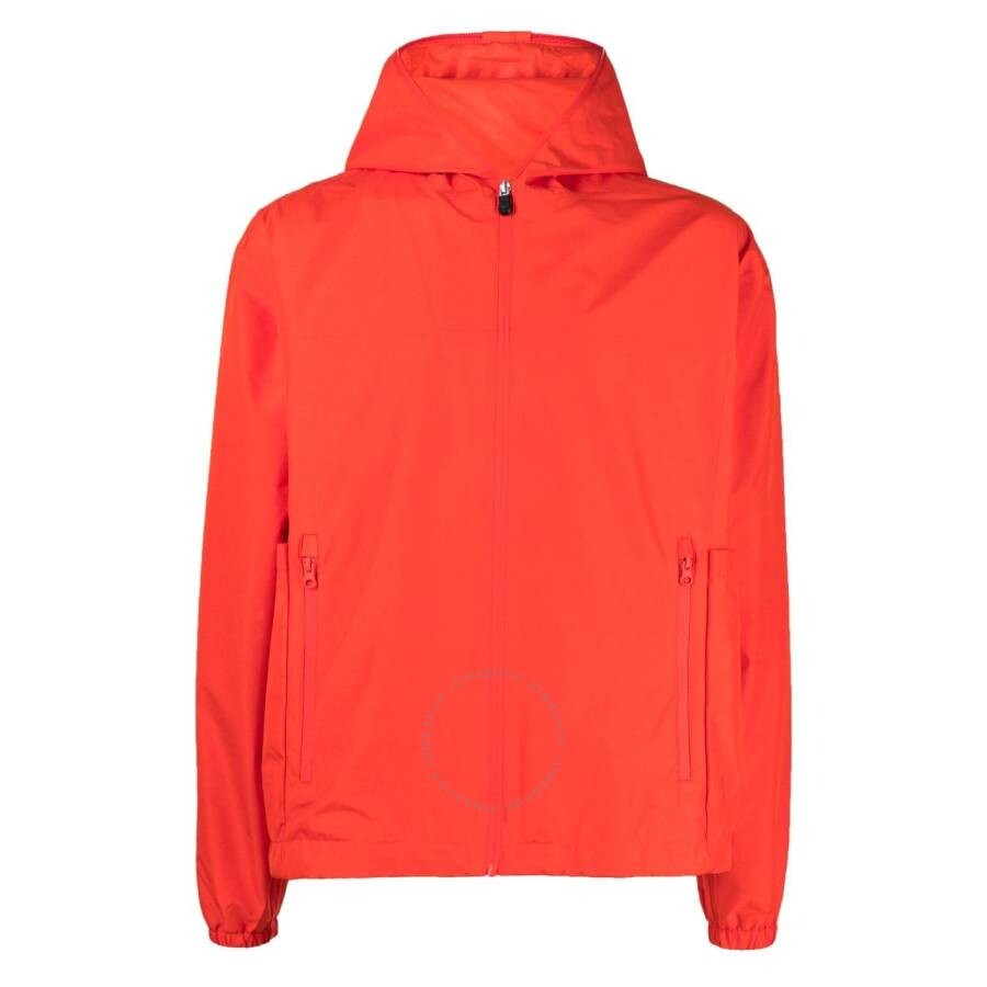 Save The Duck Orik Hooded Windbreaker Jacket In Orange