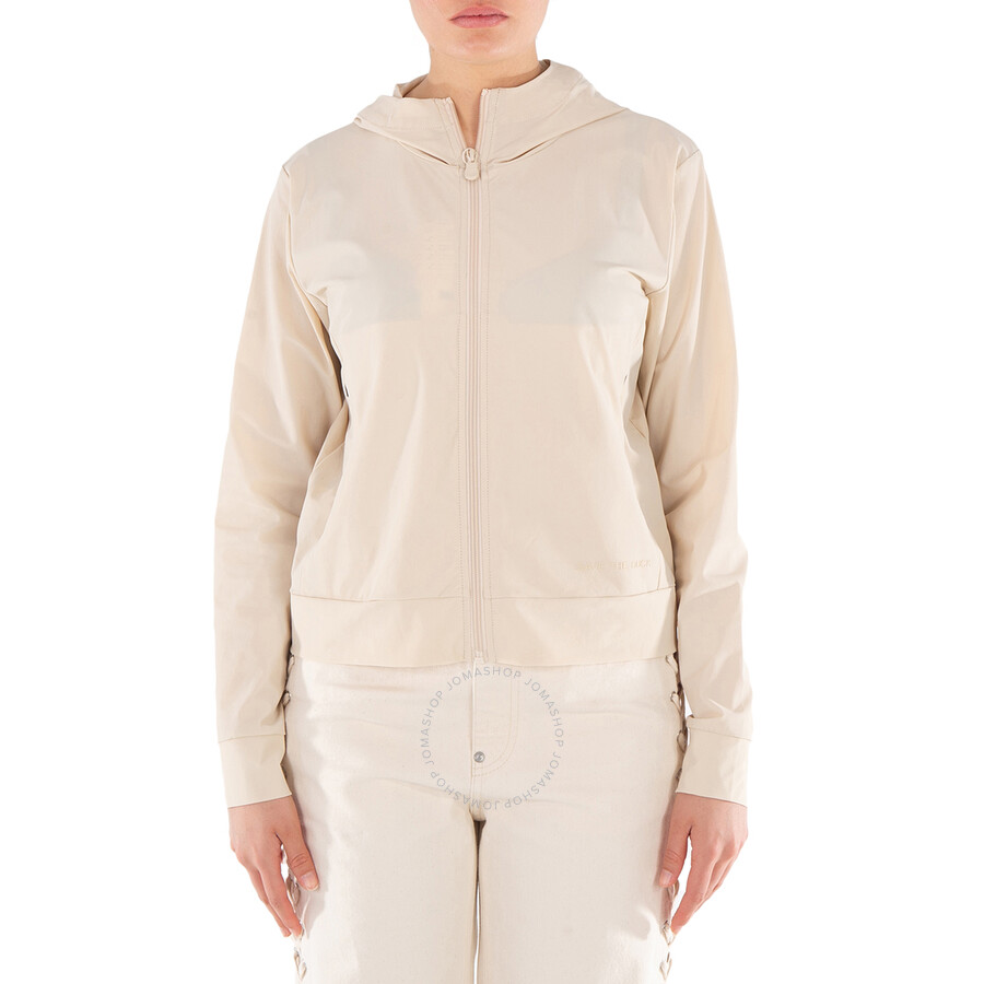 Save The Duck Pear Zip Hooded Jacket In Beige