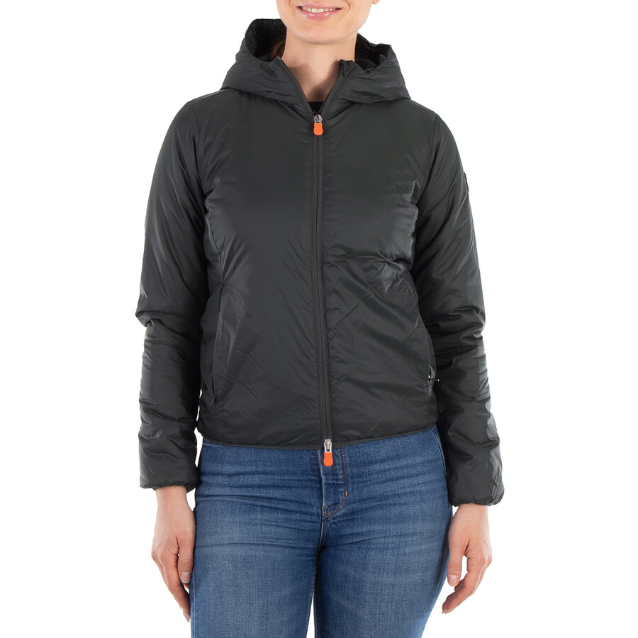 Save The Duck Ruth Hooded Jacket In Green