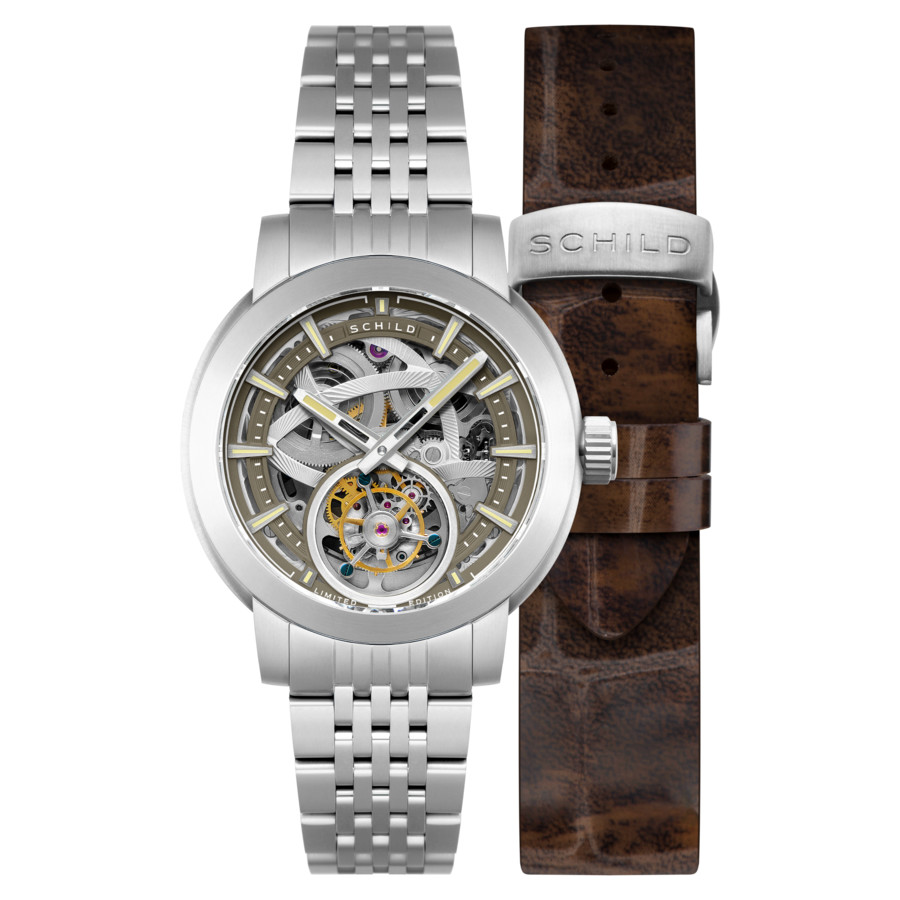 Schild Heinrich Grey Dial Men's Watch SC-1006-CC