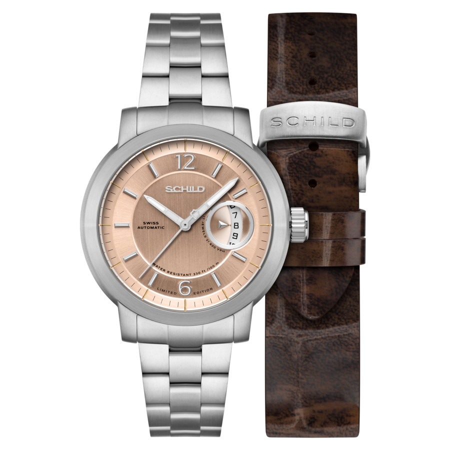Schild Heinrich Minimal Automatic Champagne Dial Men's Watch SC-1015-33