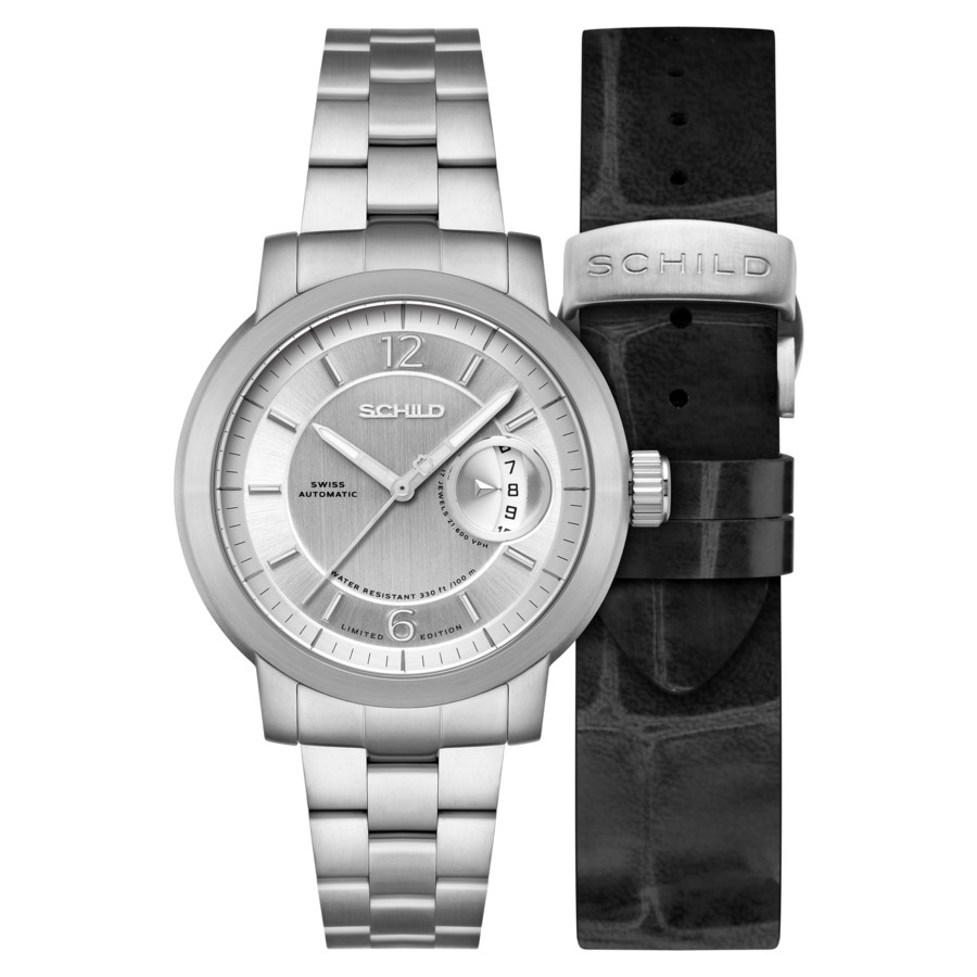 Schild Heinrich Minimal Automatic Silver Dial Men's Watch SC-1015-11