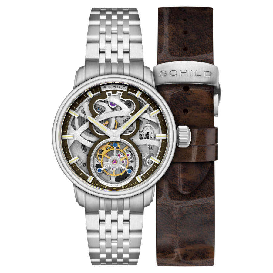 Schild Maximillian Brown Dial Men's Watch SC-1002-DD