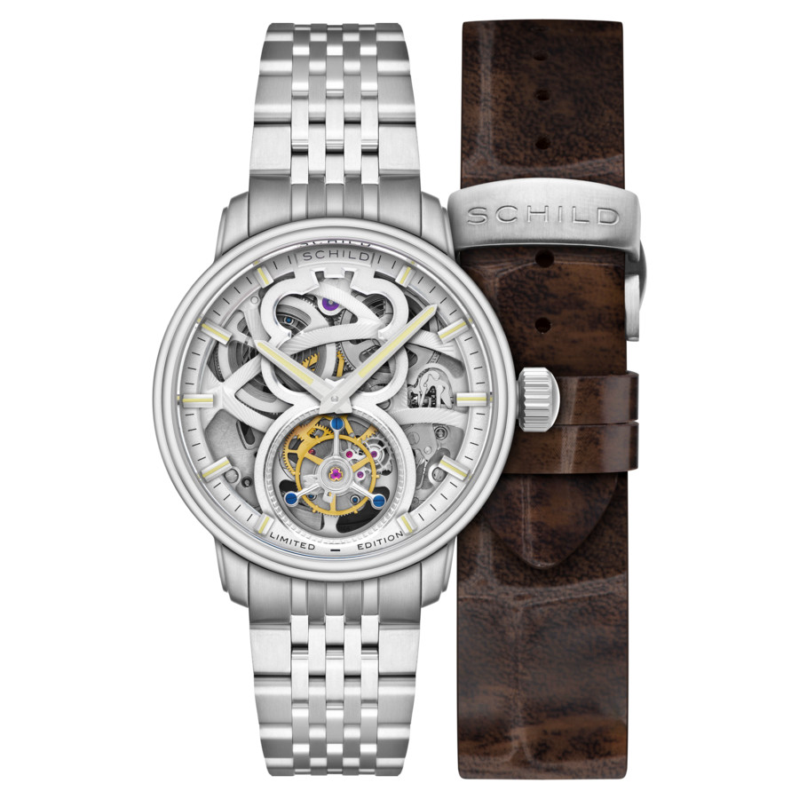 Schild Maximillian White Dial Men's Watch SC-1002-EE