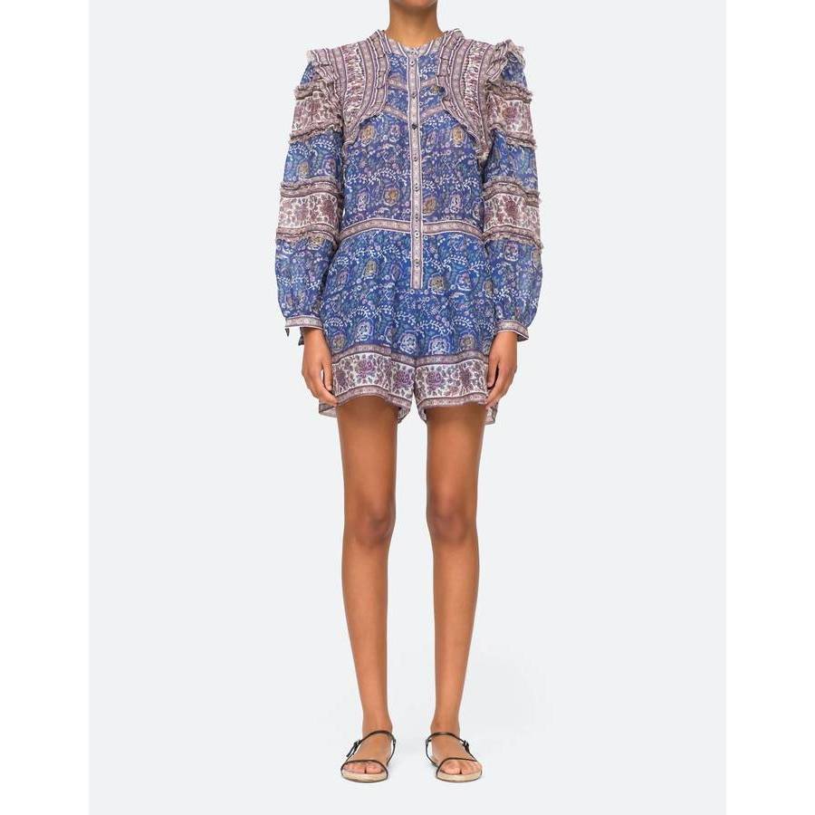 Lali Clara Romper, Coastal Blue