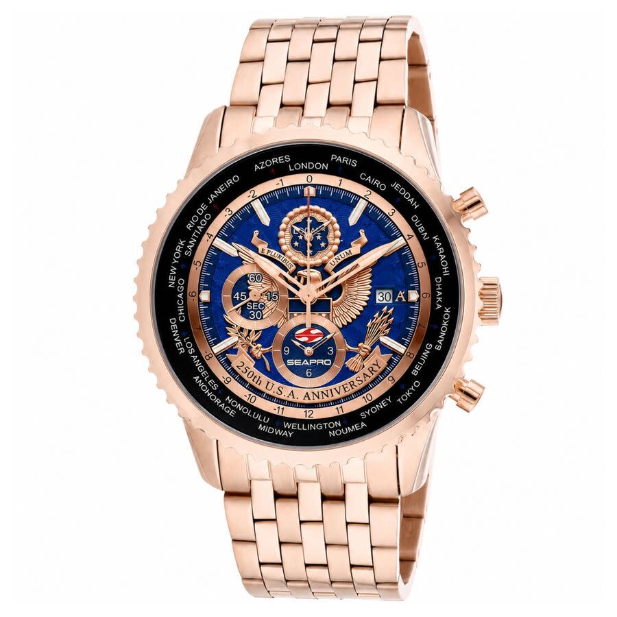 Seapro 250Th Anniversary Meridian Blue Dial Men's Watch SP7321L