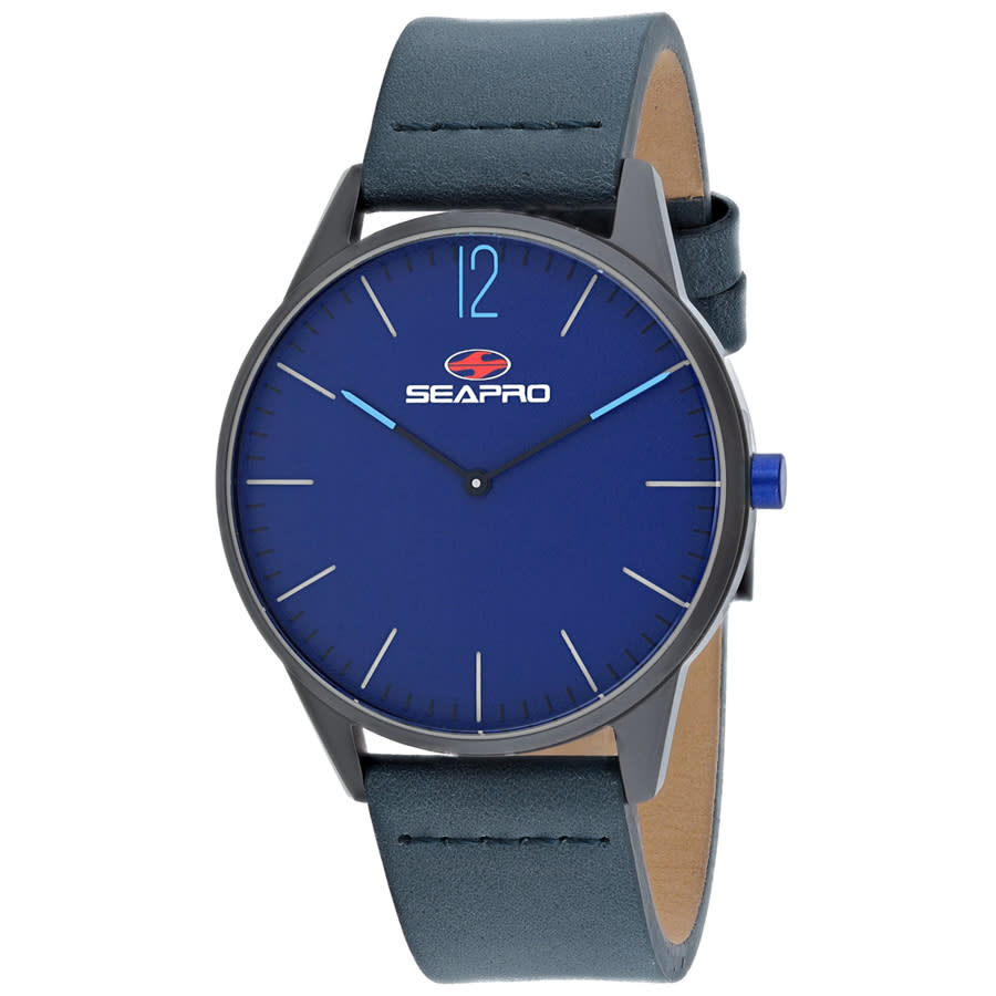 Seapro Black hole Quartz Blue Dial Men's Watch SP0105