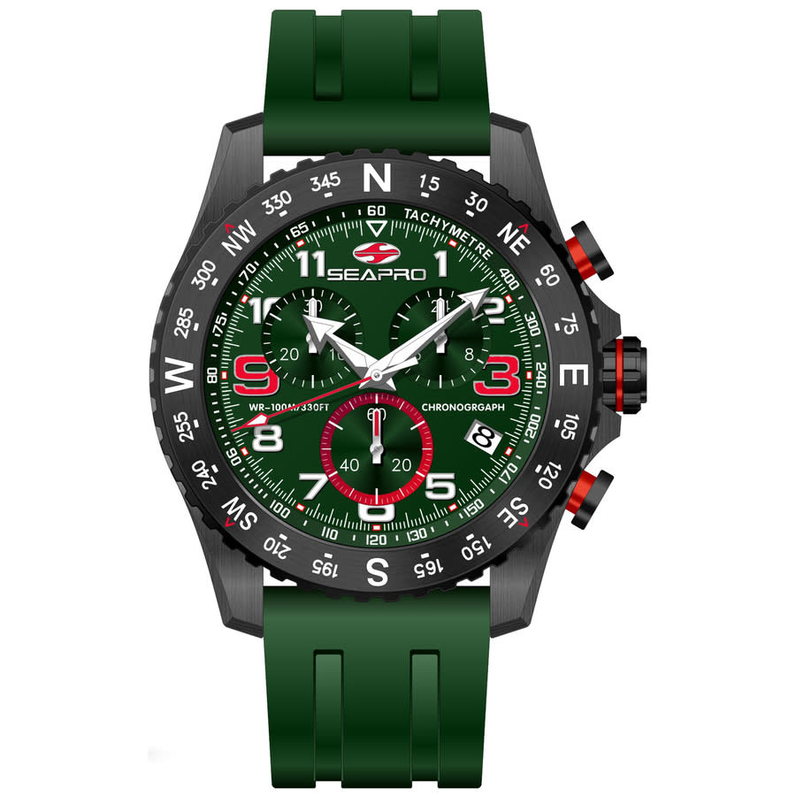 Seapro Gallantry Green Dial Men's Watch SP9736