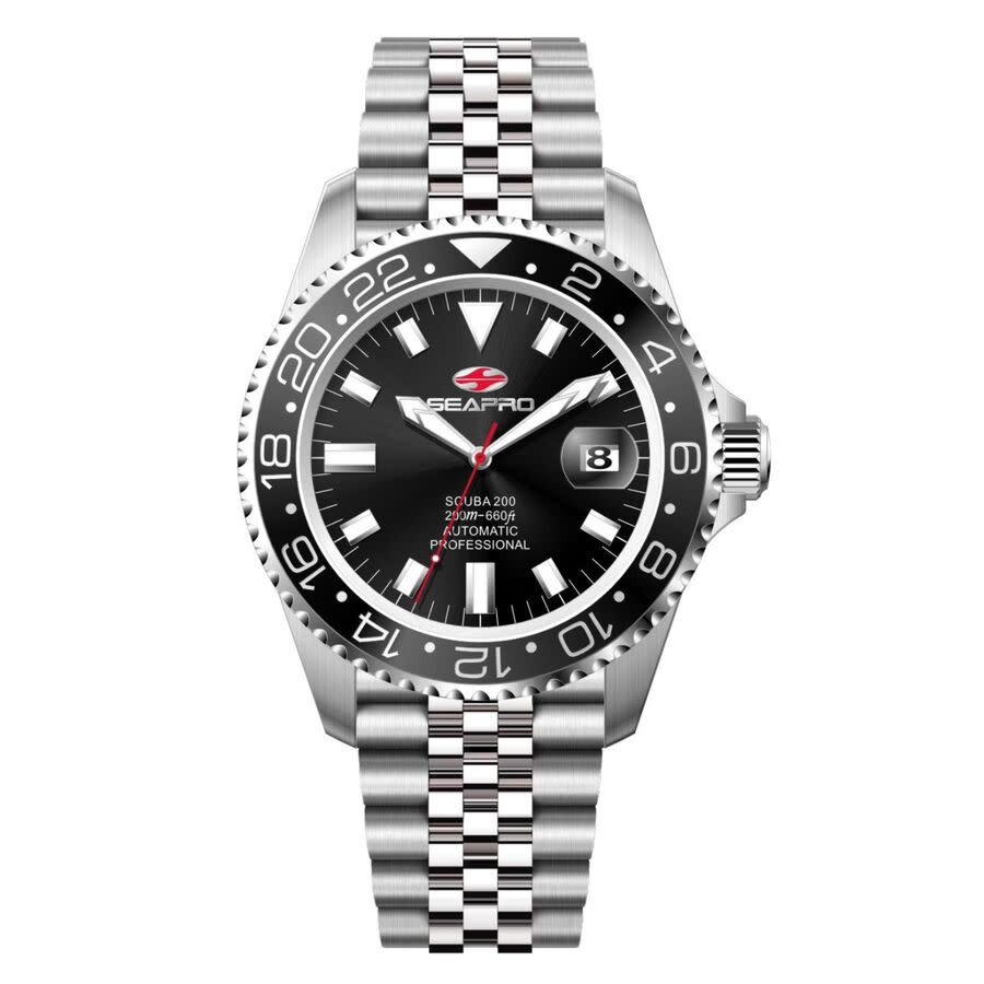 Seapro Grand Meridian Black Dial Men's Watch SP4330