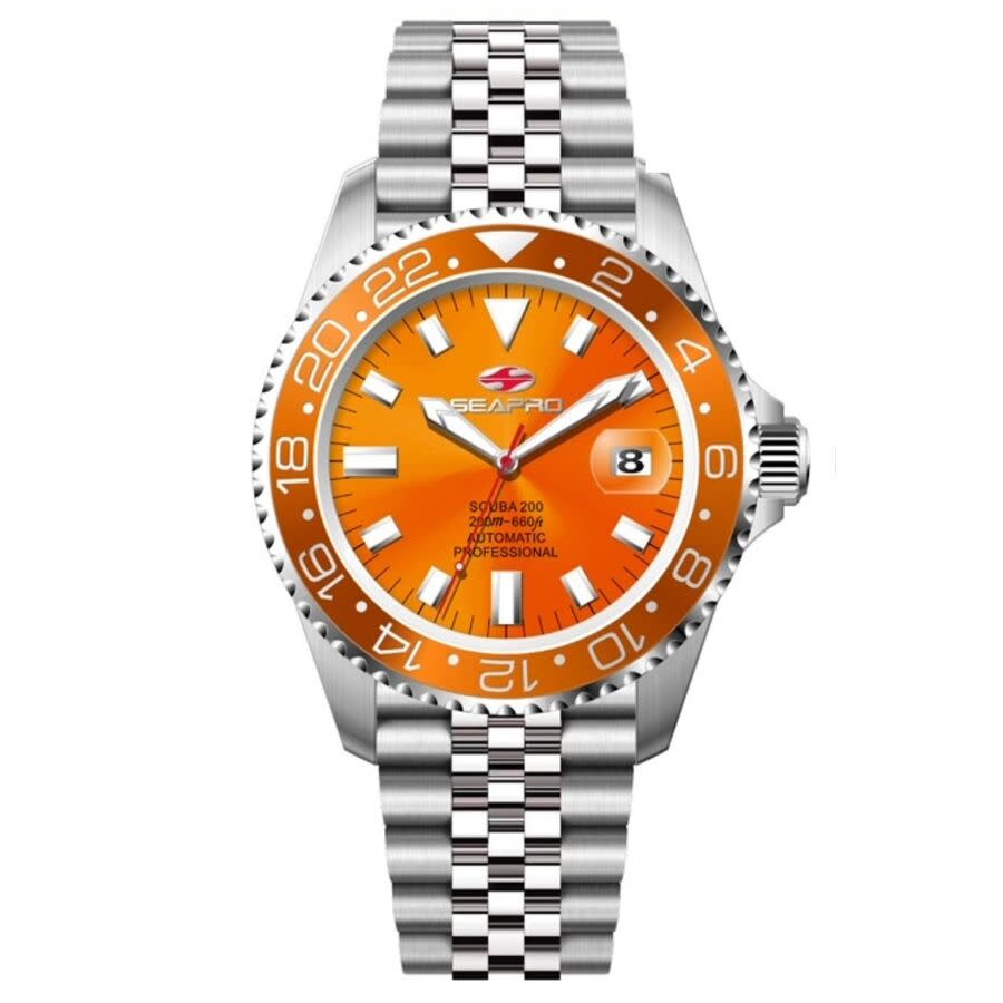 Seapro Grand Meridian Orange Dial Men's Watch SP4333