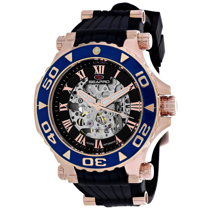 Seapro Seaway Black Dial Men's Watch SP7755