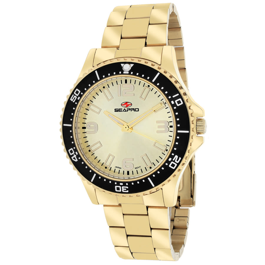 Seapro Tideway Quartz Gold Dial Ladies Watch SP5413