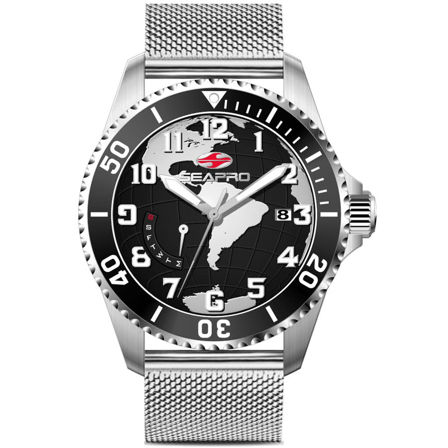 Seapro Voyager Black Dial Men's Watch SP4761