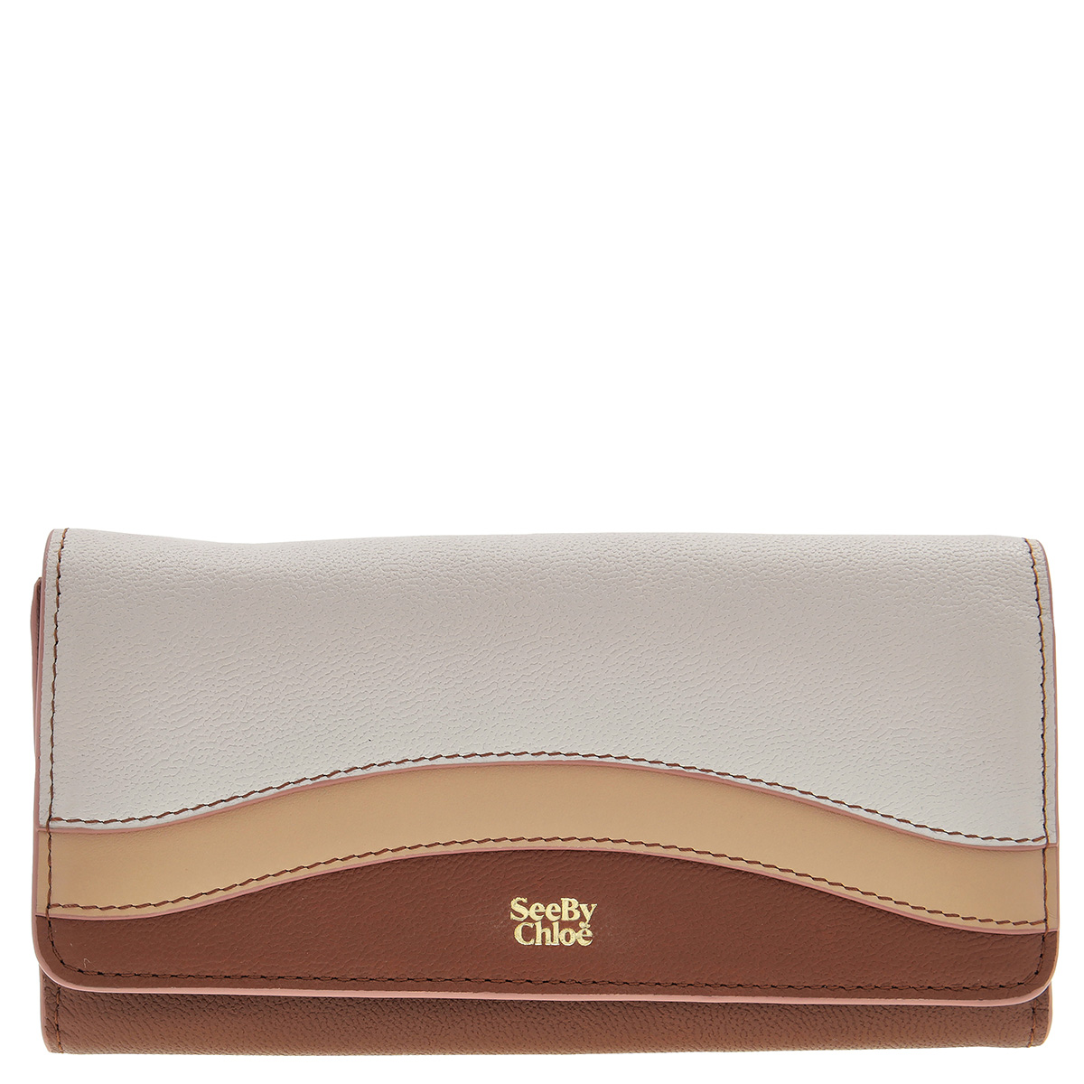 See By Chloe Colorblock Layers Continental Wallet CHS23UP992D32242 ...