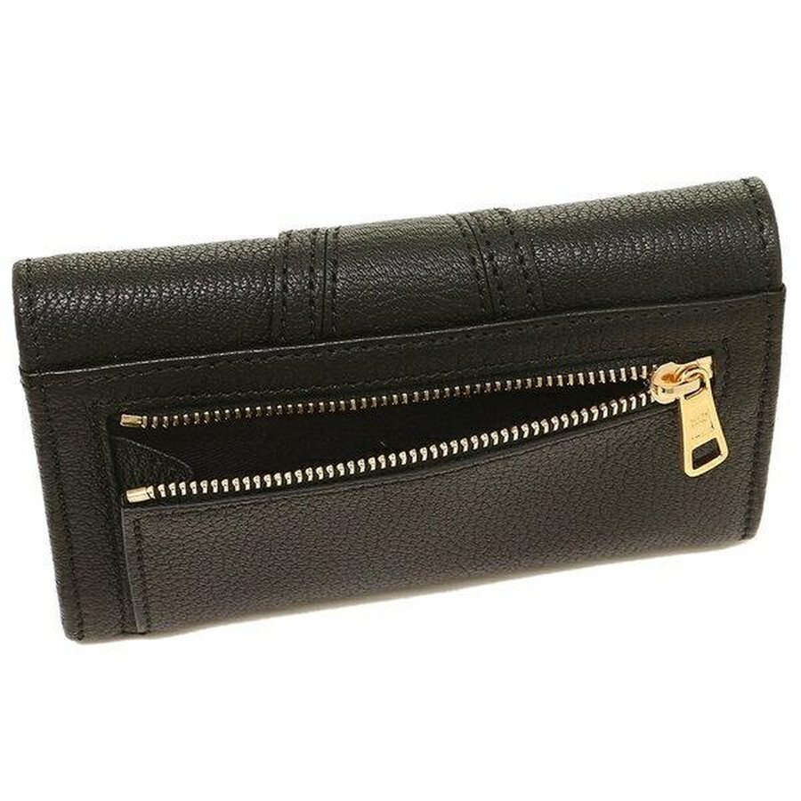 See By Chloé See By Chloe Hana Compact Leather Wallet In Black