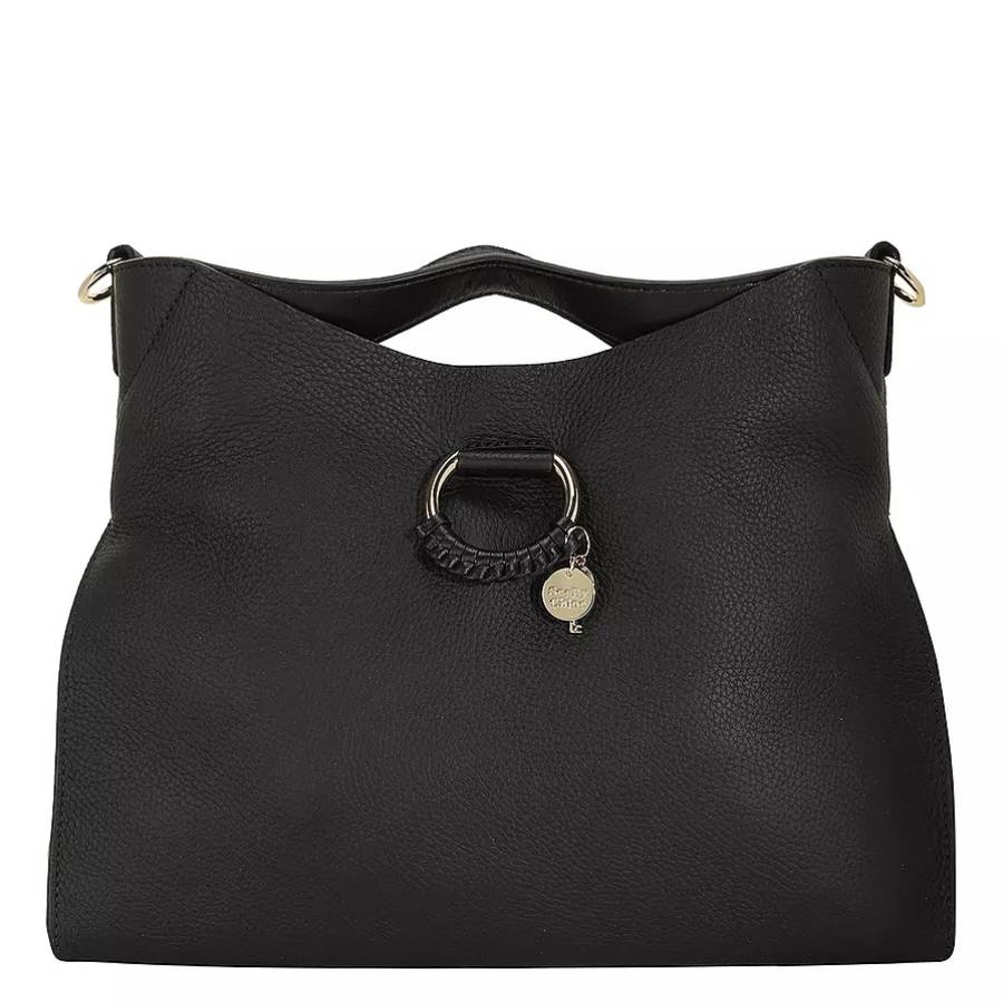 SEE BY CHLOE Made In Italy Leather Joan Top Handle Satchel With Front Hardware