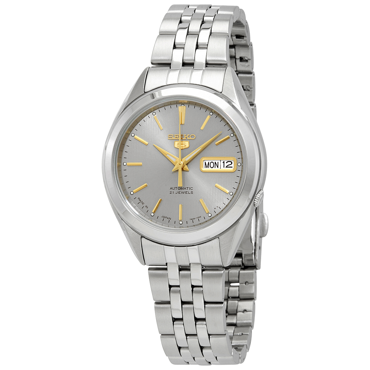 Seiko 5 Automatic Grey Dial Men's Watch SNKL19J1 4954628138101