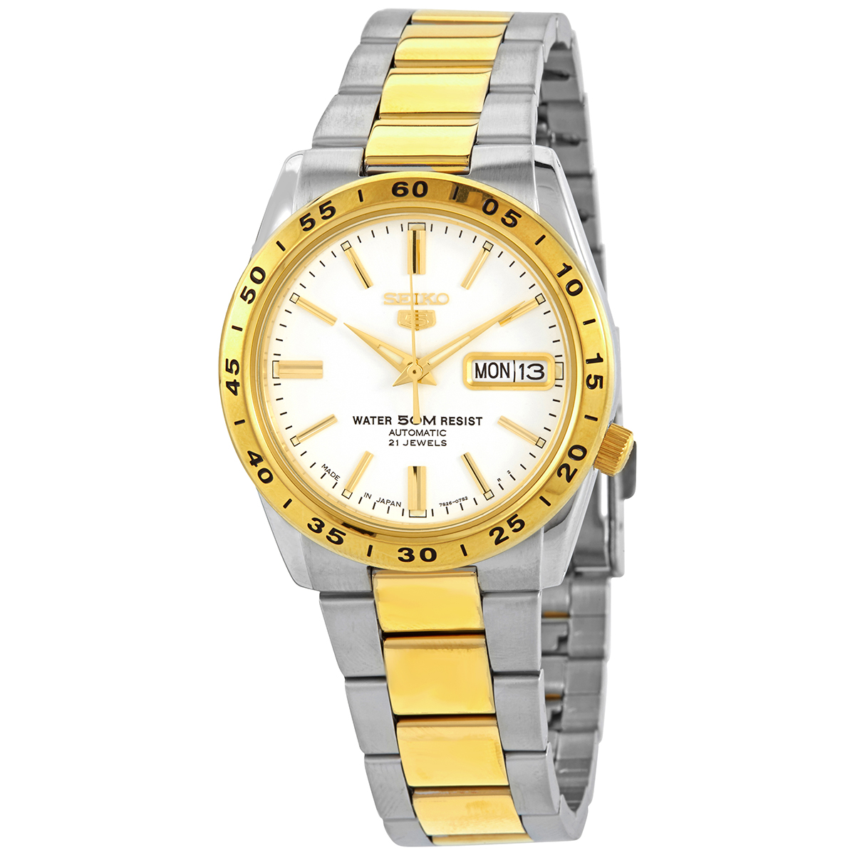 Seiko 5 Automatic White Dial Watch SNKE04J1