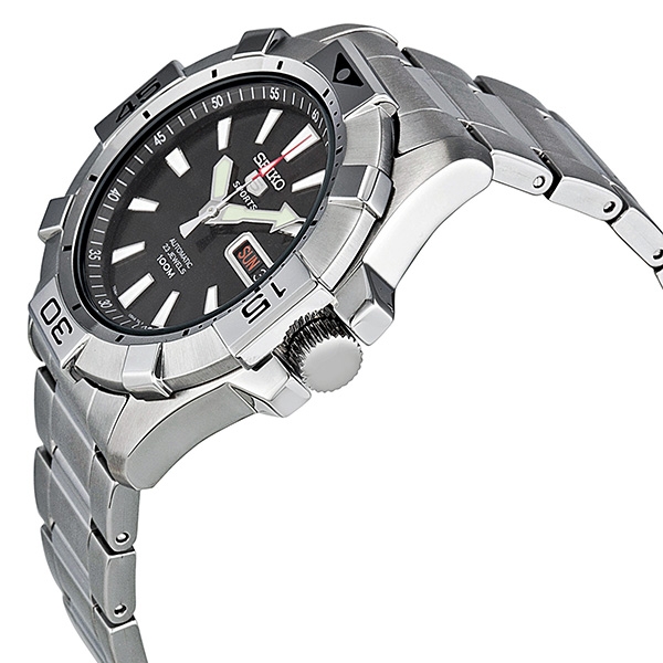 seiko 5 black dial