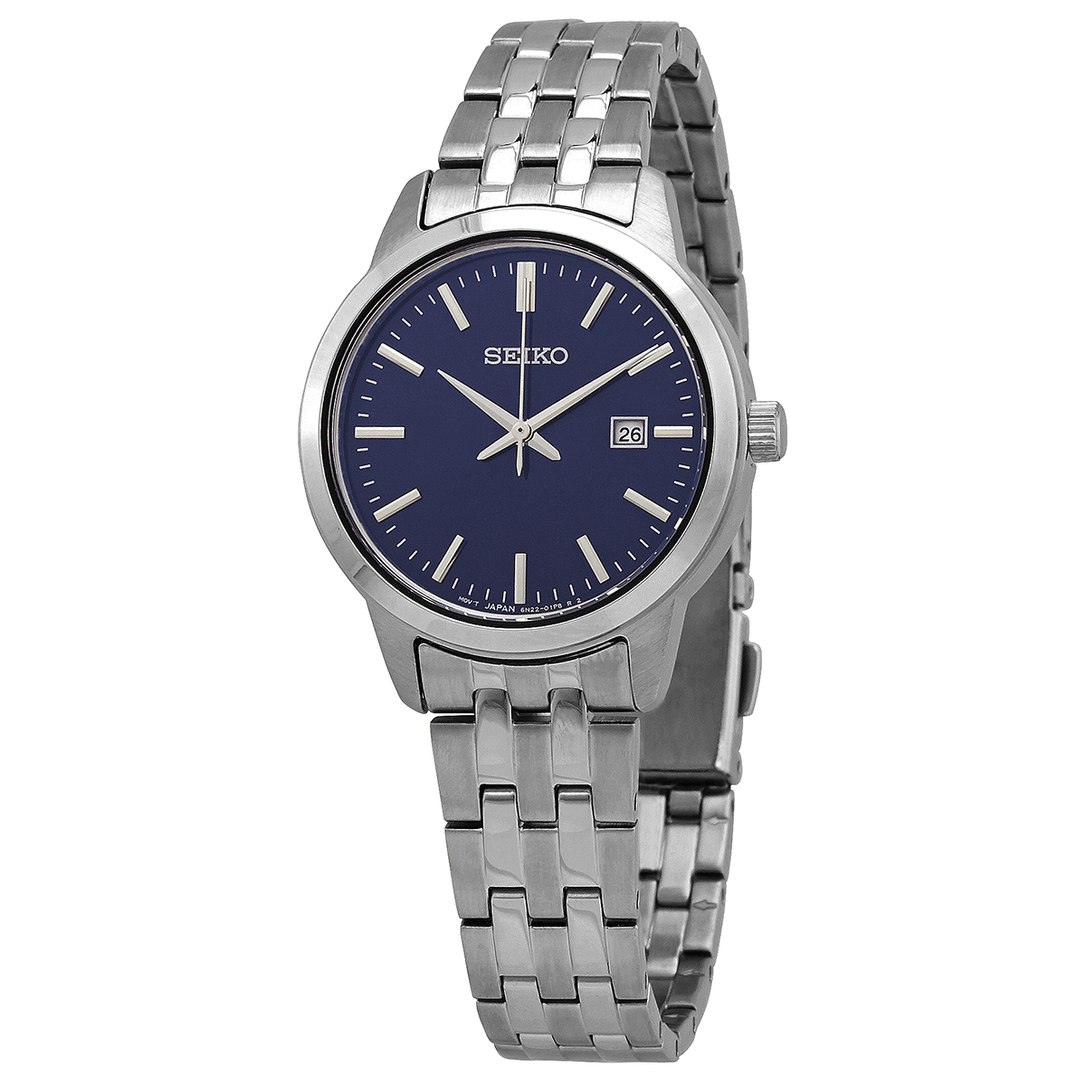 Seiko Classic Quartz Blue Dial Ladies Watch SUR407 4954628238801 ...