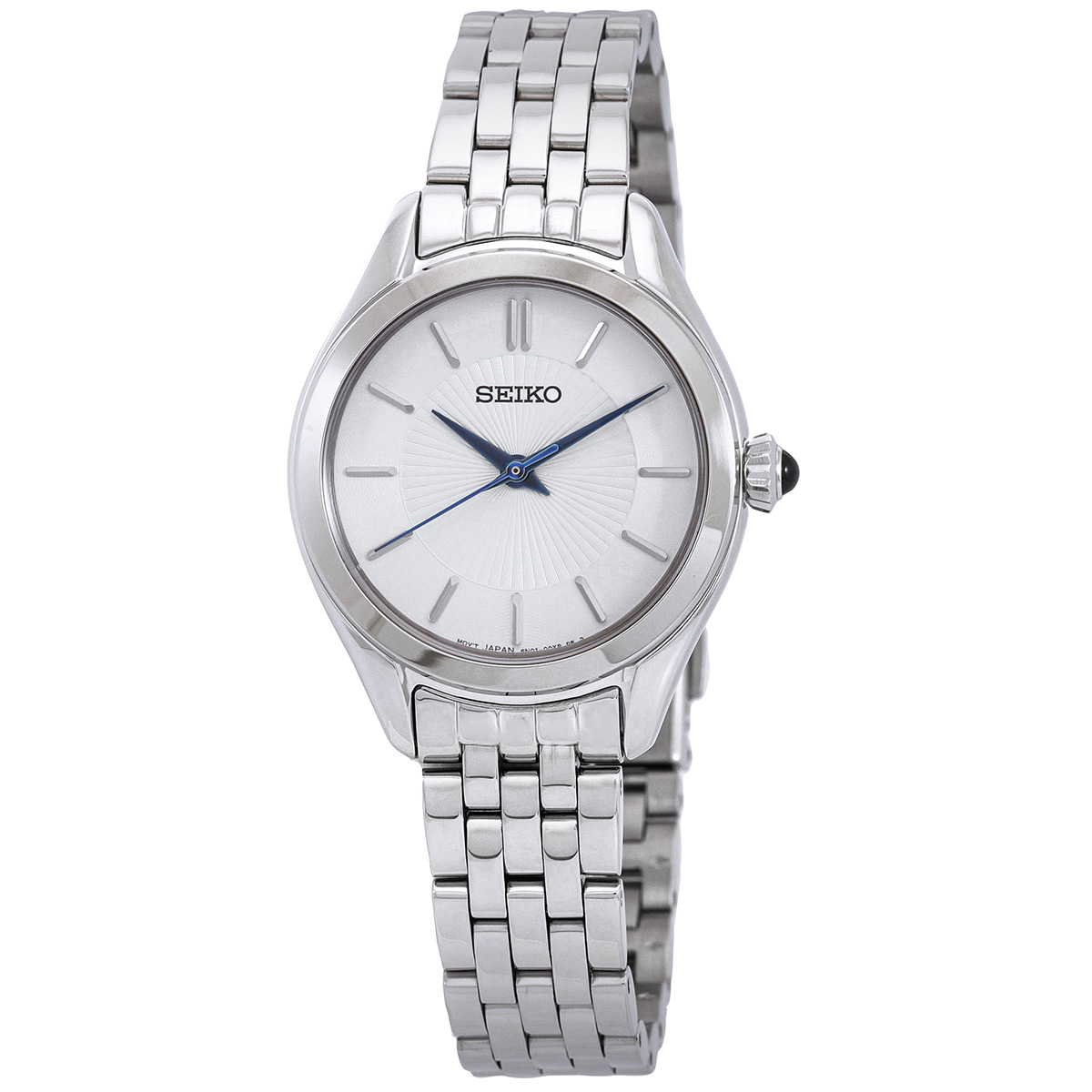 Seiko Discover More Quartz White Dial Ladies Watch SUR537