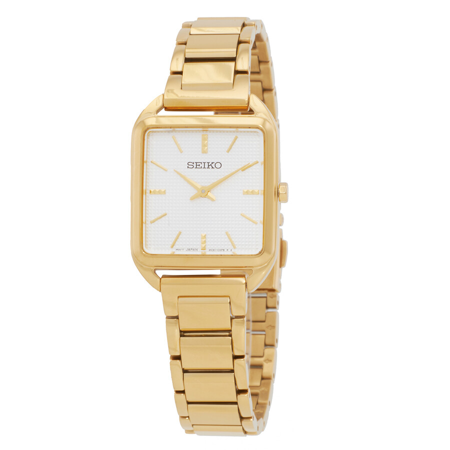 Essentials Quartz Gold Dial Ladies Watch SWR078