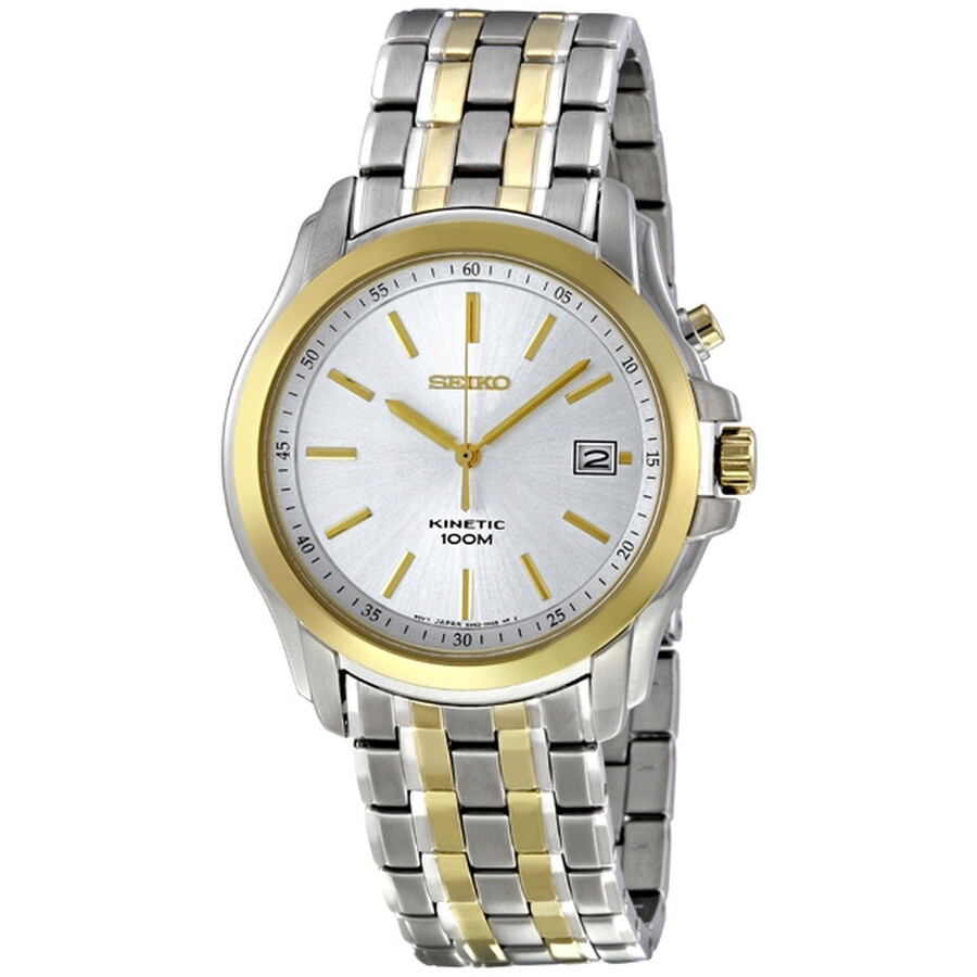 Seiko Kinetic Silver Dial Men's Watch SKA490P1 029665161239