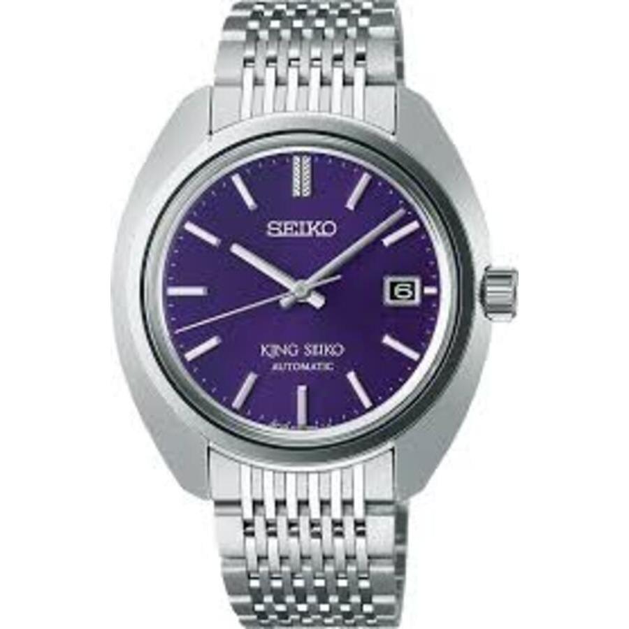 Seiko King Seiko Automatic Purple Dial Men's Watch SJE111