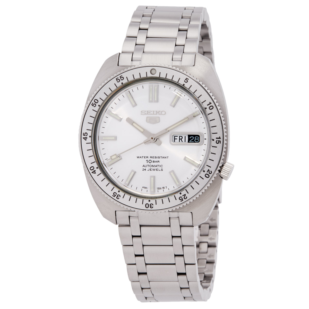 Seiko Limited Edition 5 Sports Automatic Silver Dial Watch