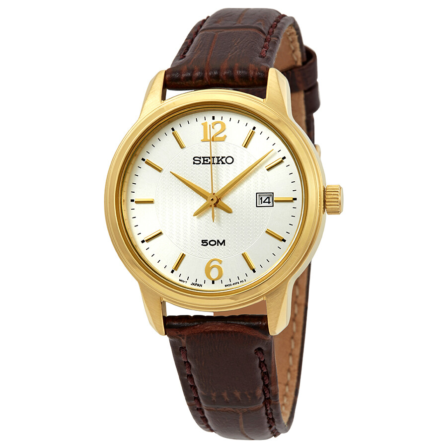 Seiko Neo Classic Silver Dial Ladies Watch SUR658P1 4954628222374 -  Watches, Neo Classic - Jomashop