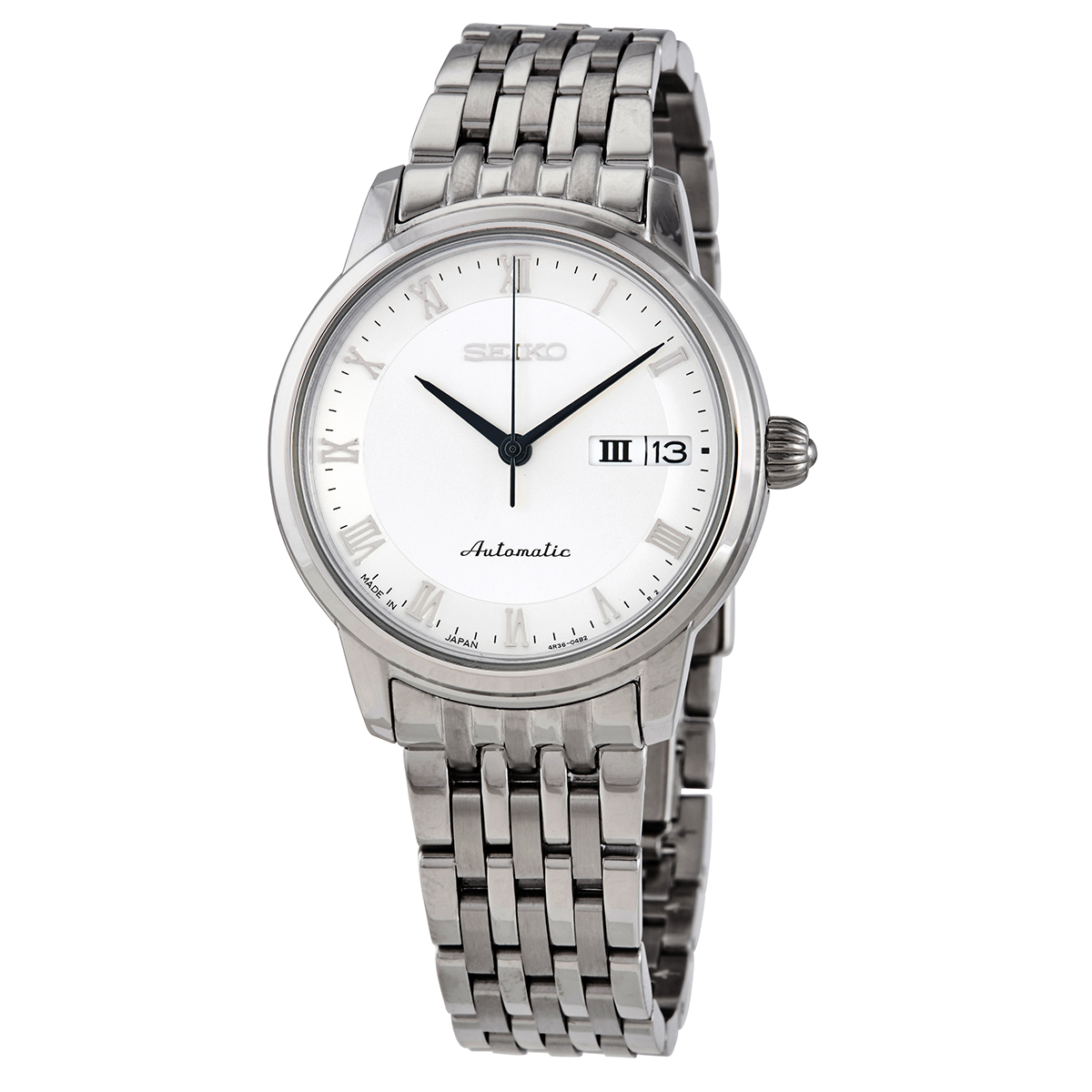 seiko presage white enamel dial