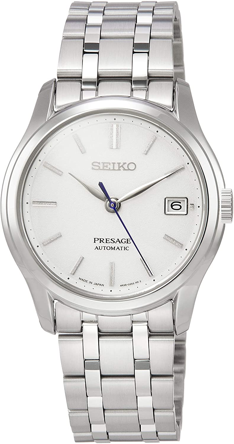Seiko Presage Automatic White Dial Men's Watch SARY147