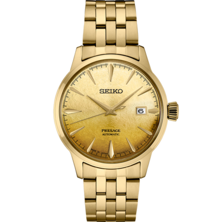 Seiko Presage Gold-tone Dial Men's Watch SRPK46