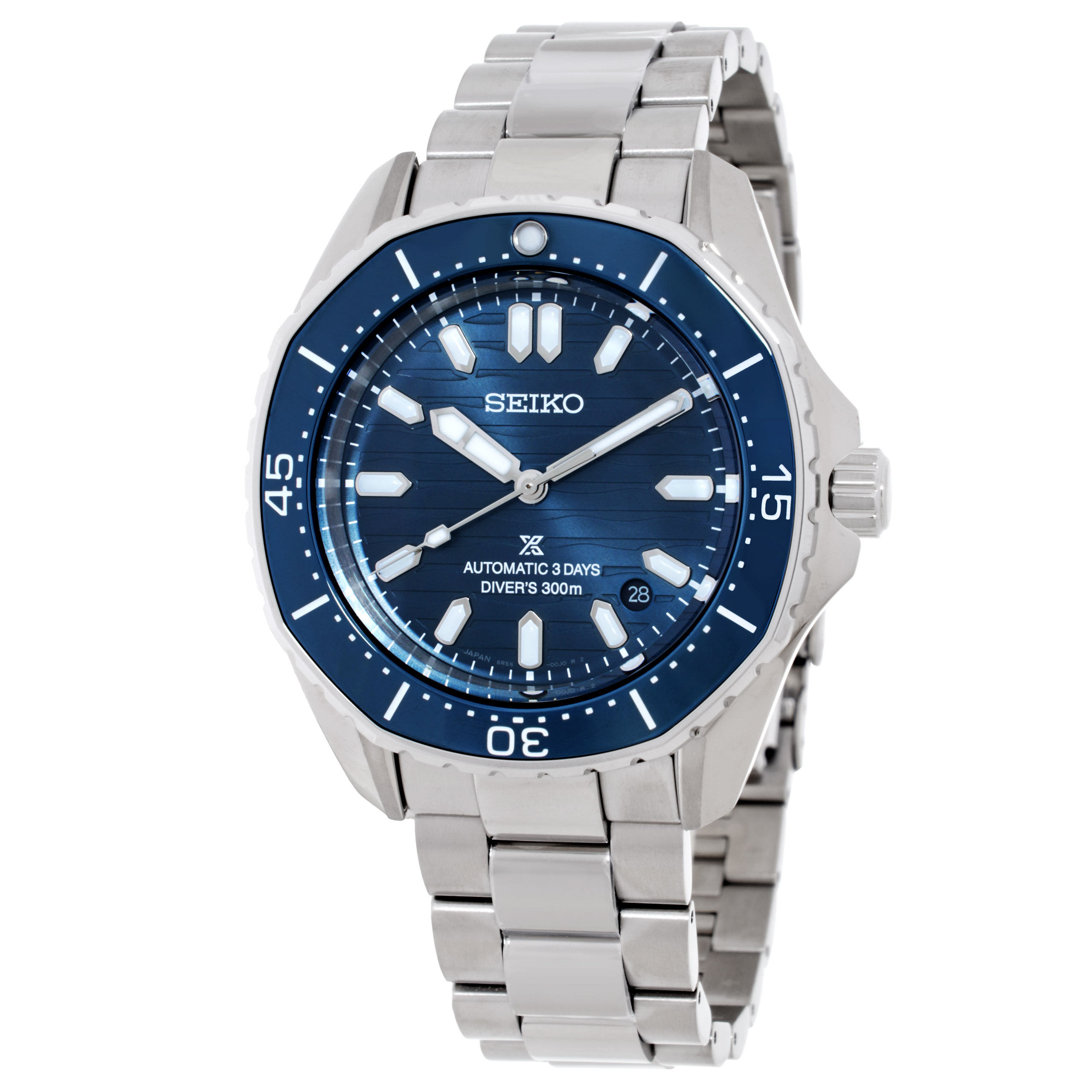 Seiko Prospex Luxe Automatic Blue Dial Men's Watch SPB483