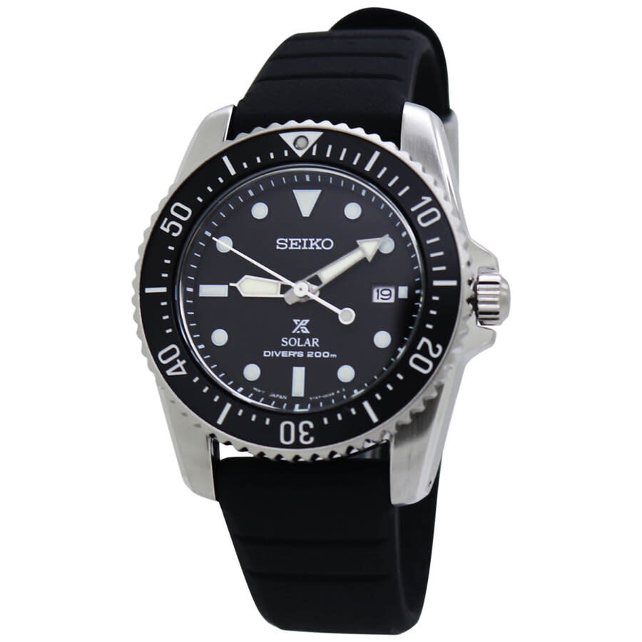 Seiko Prospex Quartz Black Dial Men's Watch SNE573 4954628241252